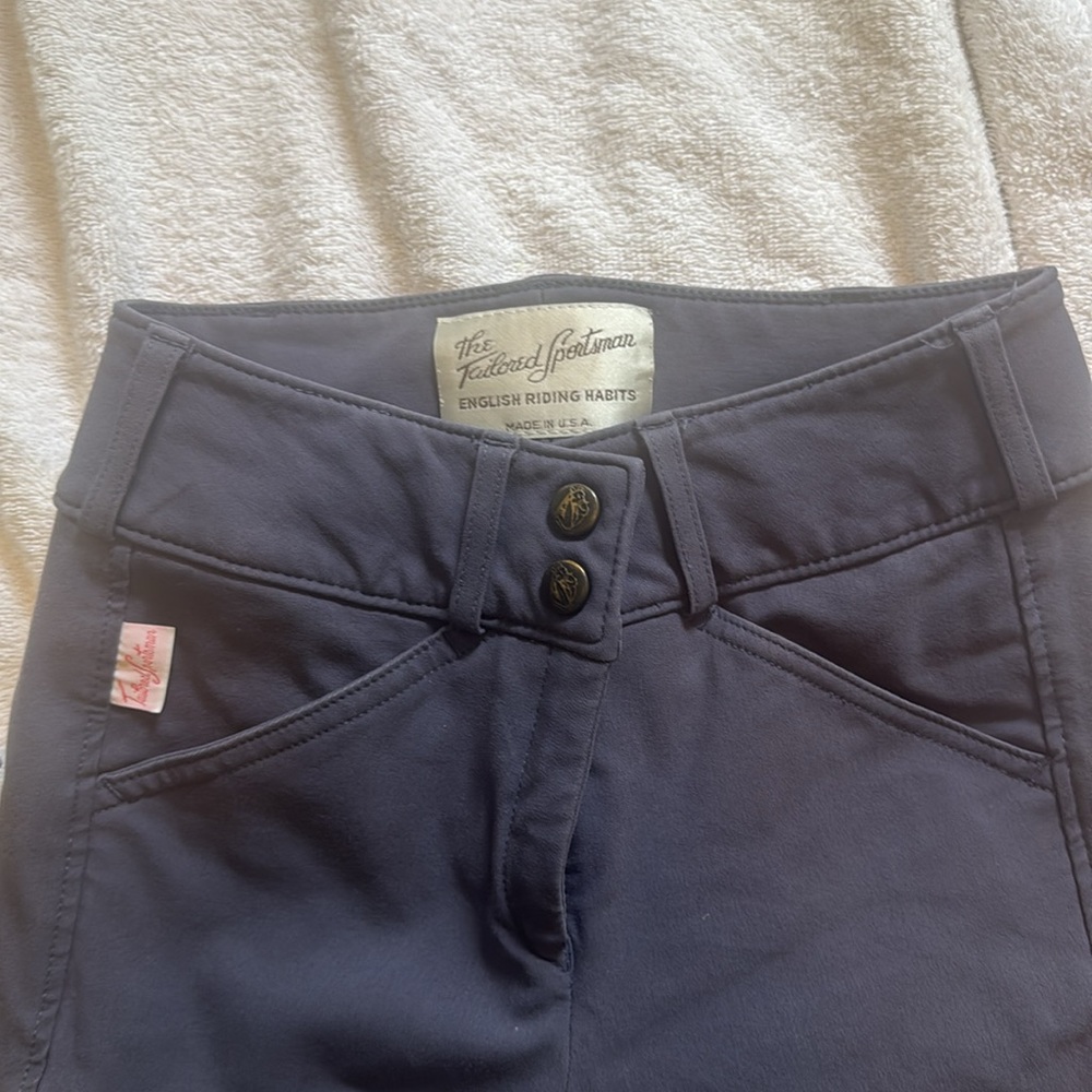 The Tailored Sportsman Boysenberry/Tan Riding Pants